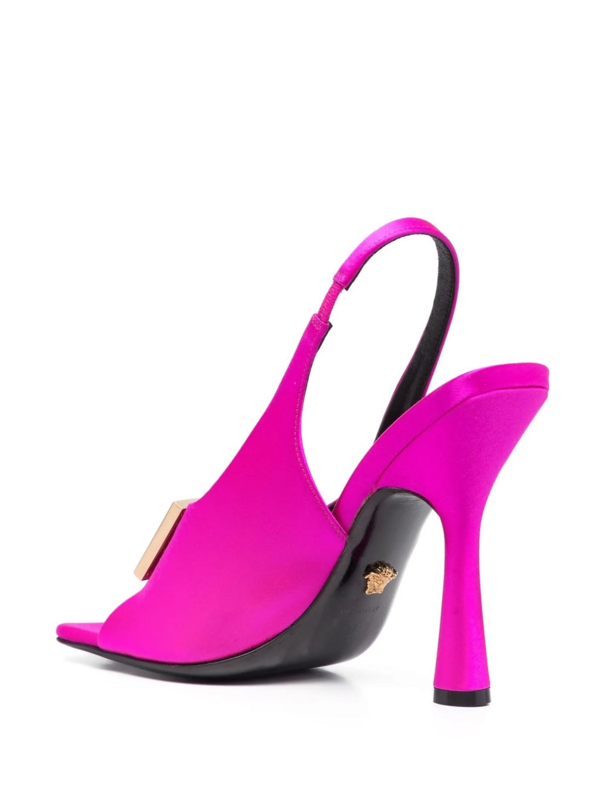 Versace - Medusa-plaque Slingback Sandals