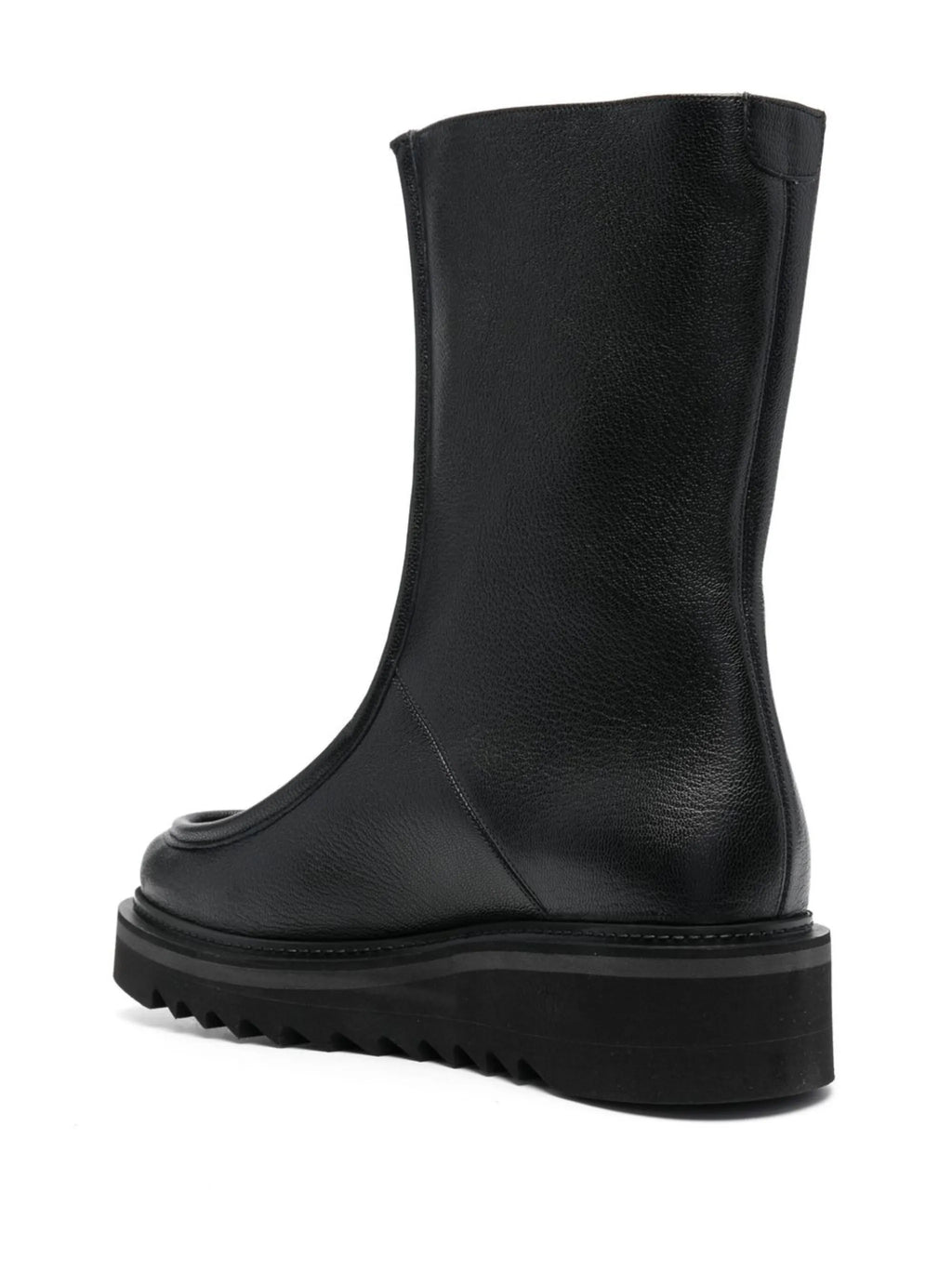 Ferragamo - 50mm Zip-front Leather Boots
