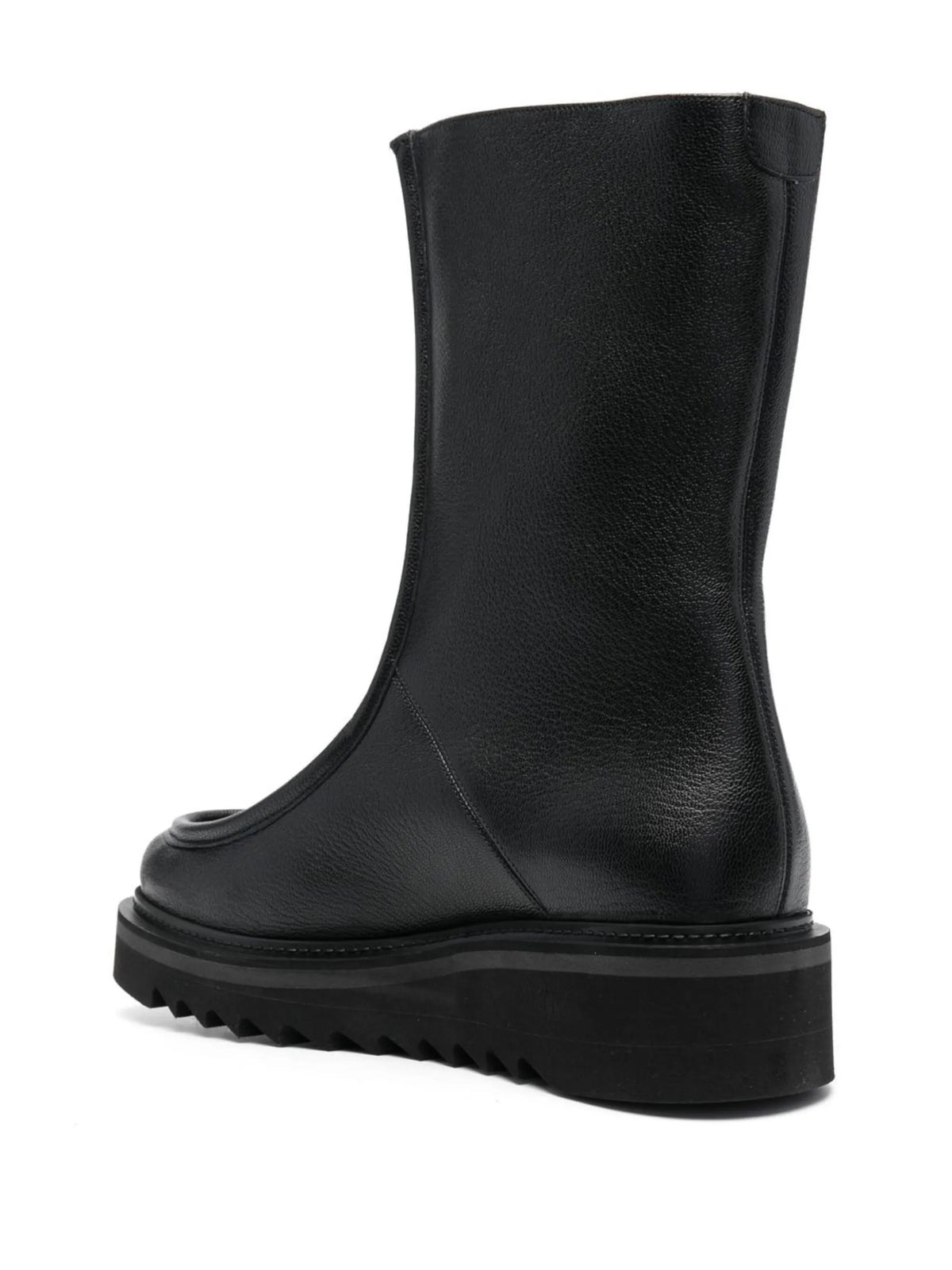 Ferragamo - 50mm Zip-front Leather Boots