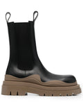 Bottega Veneta - Tire Contrasting-panel Ankle Boots