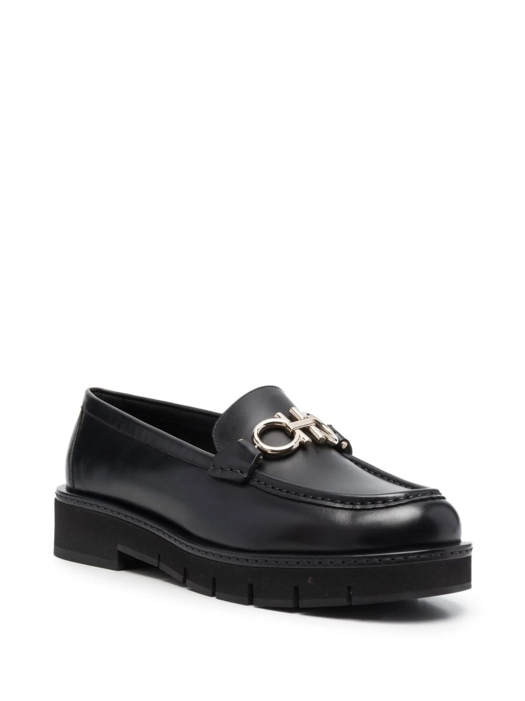 Ferragamo - Rolo Chunky Leather Loafers