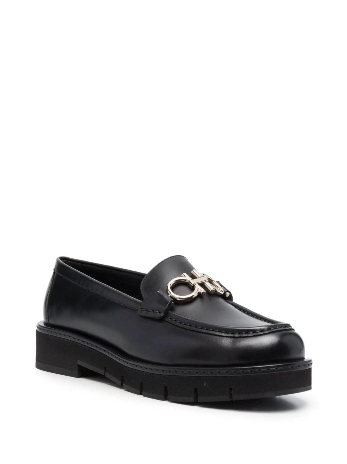 Ferragamo - Rolo Chunky Leather Loafers