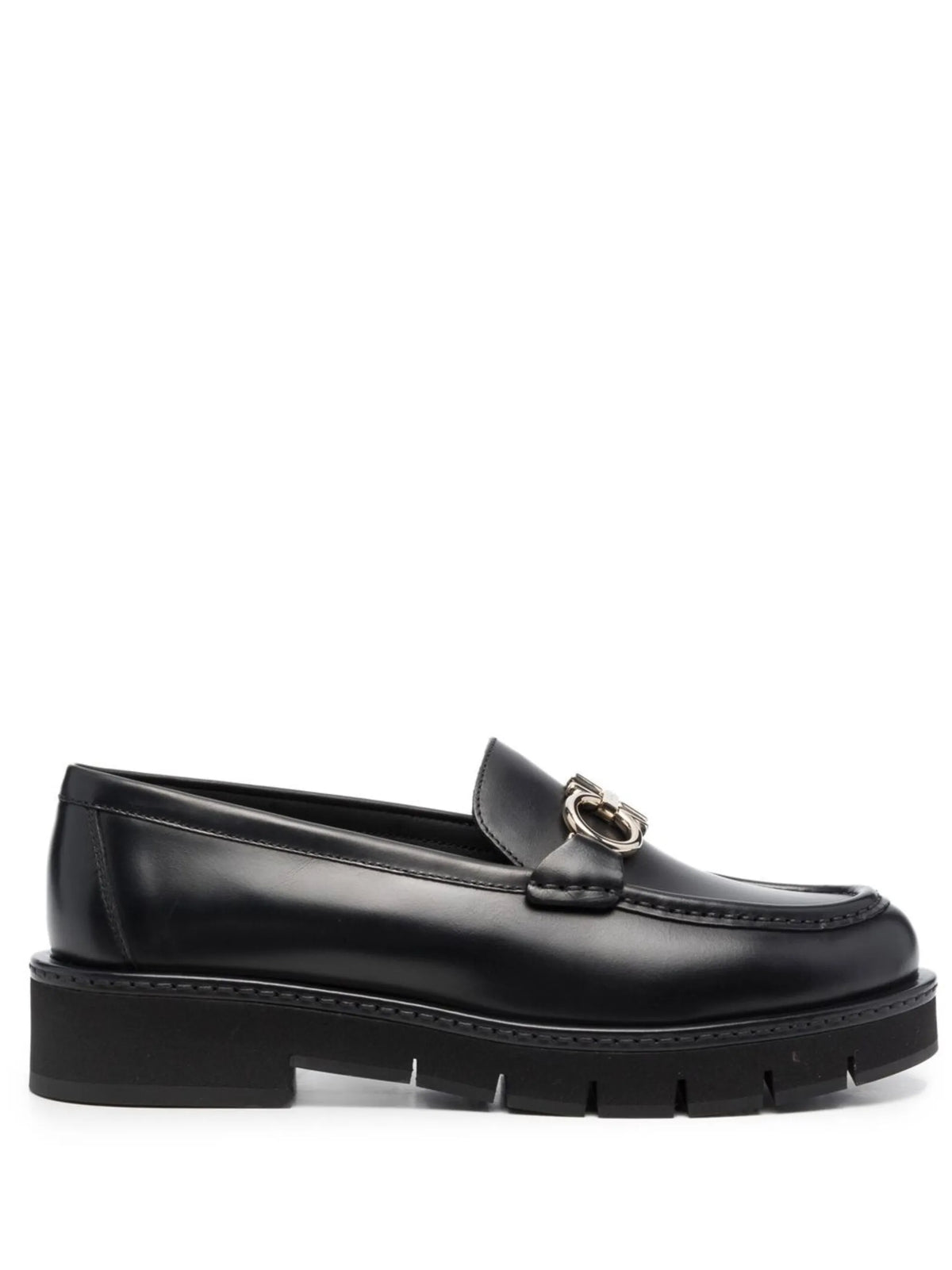 Ferragamo - Rolo Chunky Leather Loafers