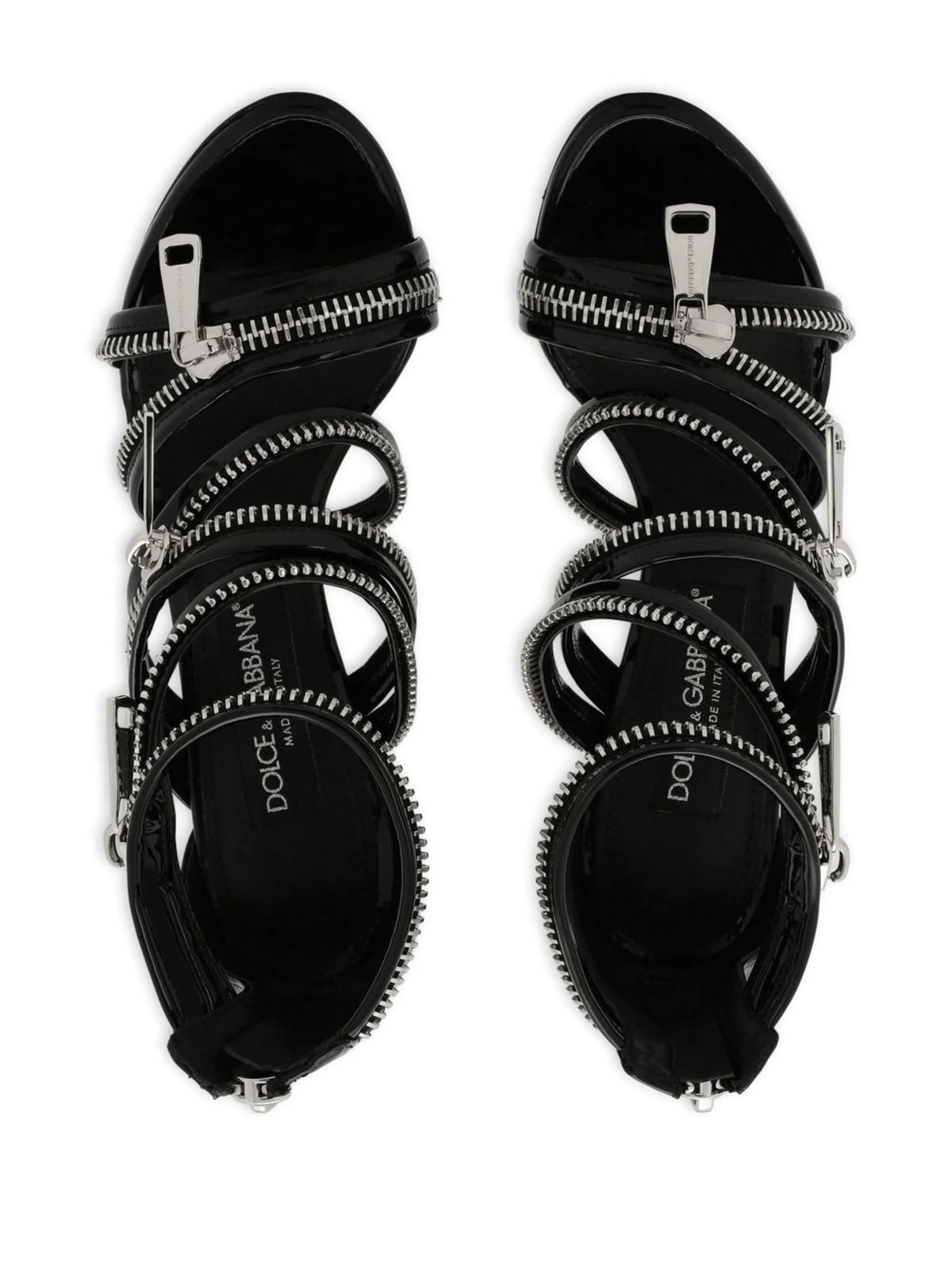 Dolce & Gabbana - 105mm Zip-detail Sandals