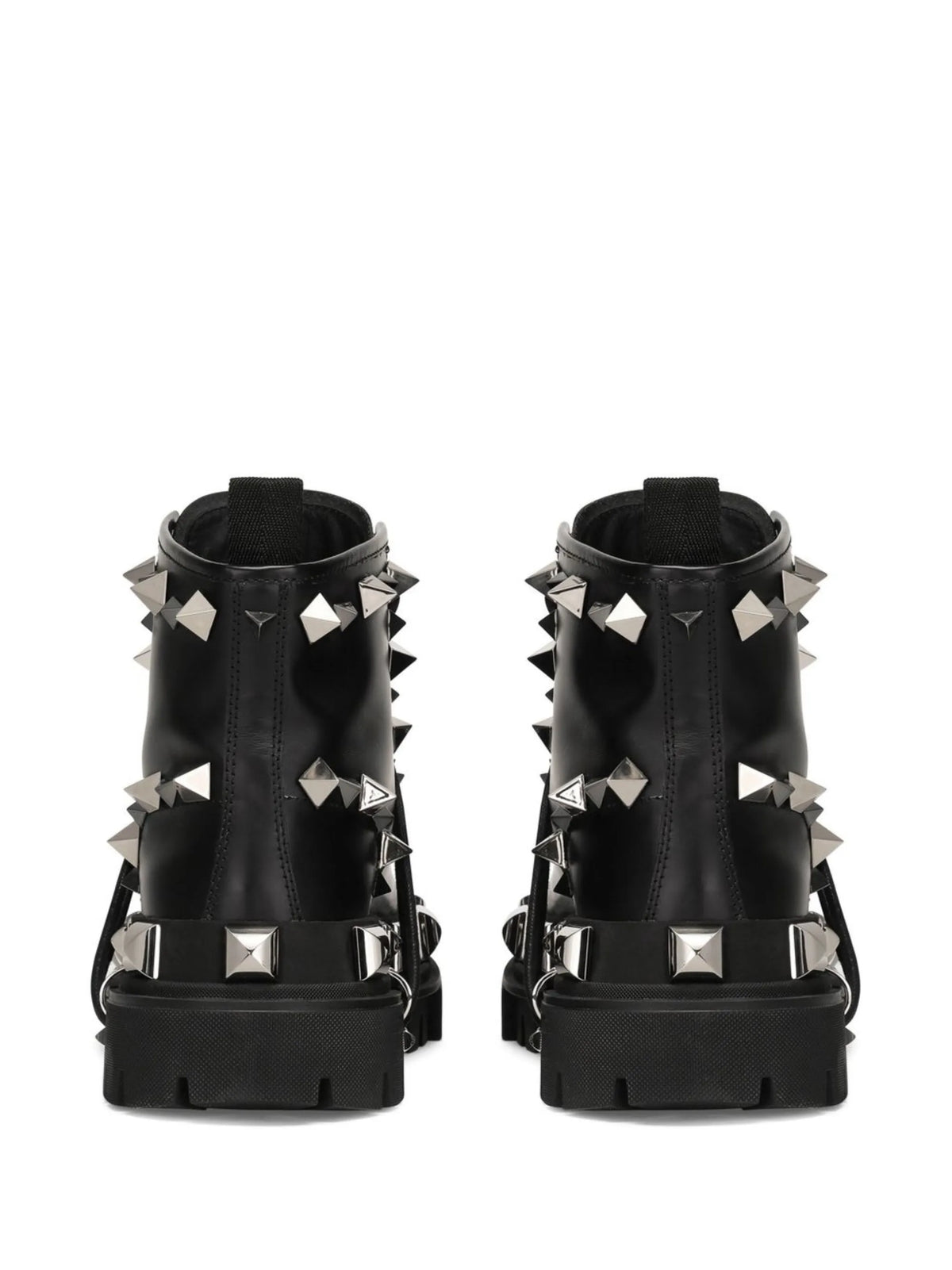 Dolce & Gabbana - Stud-detailed Lace-up Boots