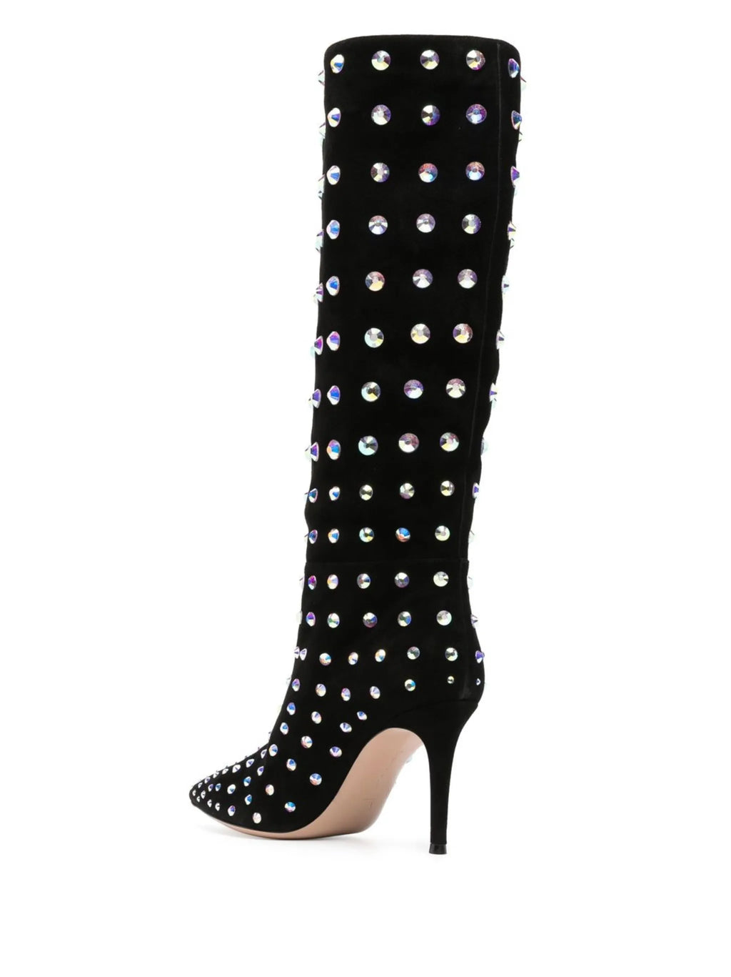 Gianvito Rossi - Crystal-embellished 85mm Boots