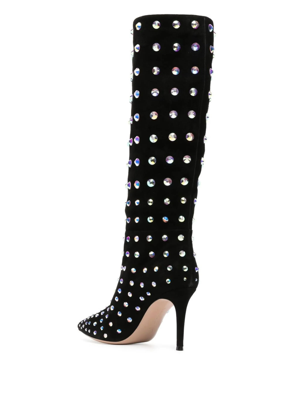 Gianvito Rossi - Crystal-embellished 85mm Boots