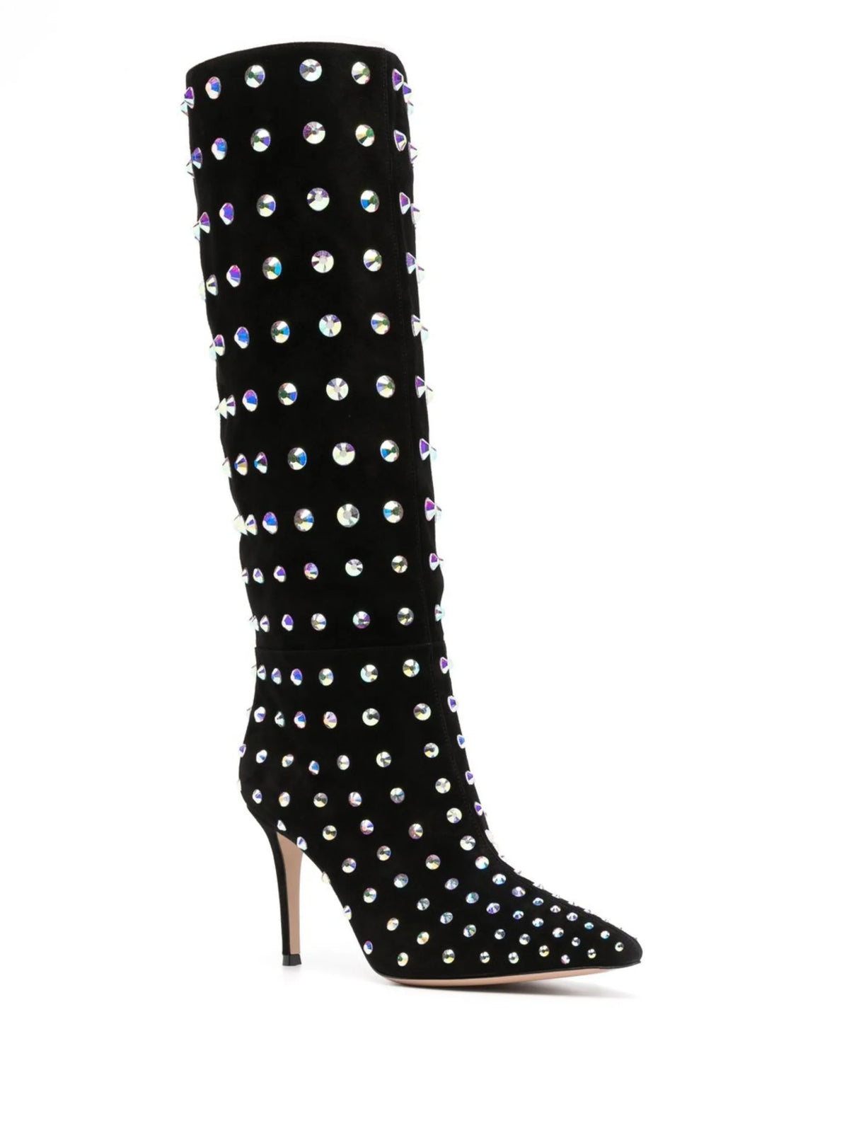 Gianvito Rossi - Crystal-embellished 85mm Boots