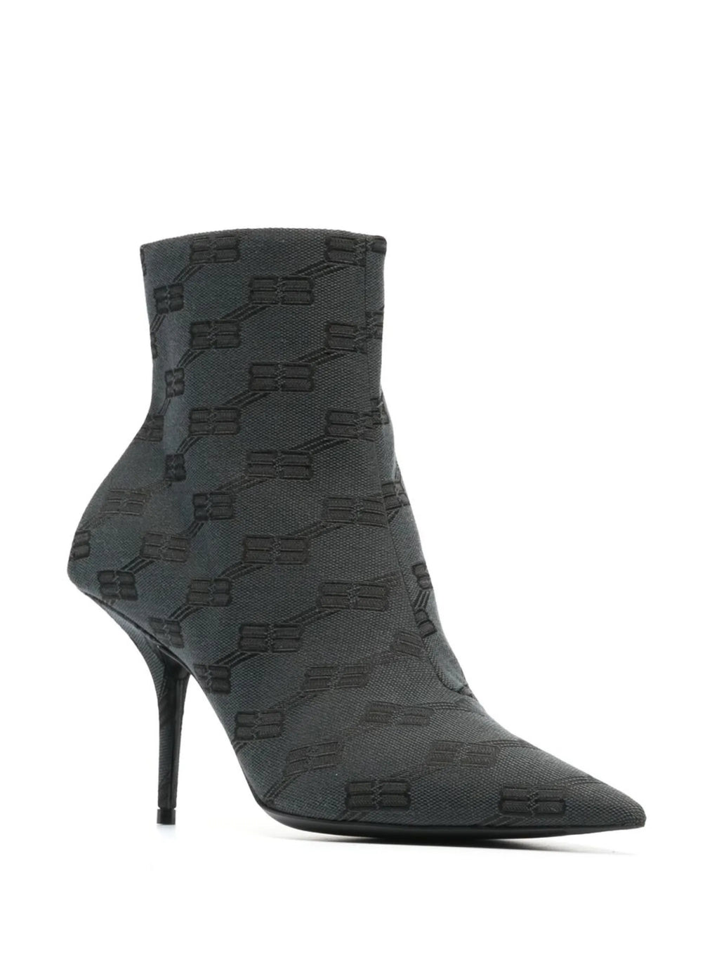 Balenciaga - Monogram-print Ankle Boots