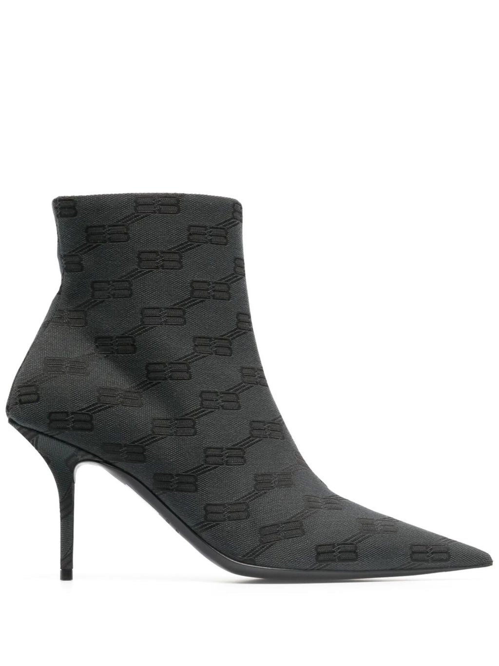 Balenciaga - Monogram-print Ankle Boots