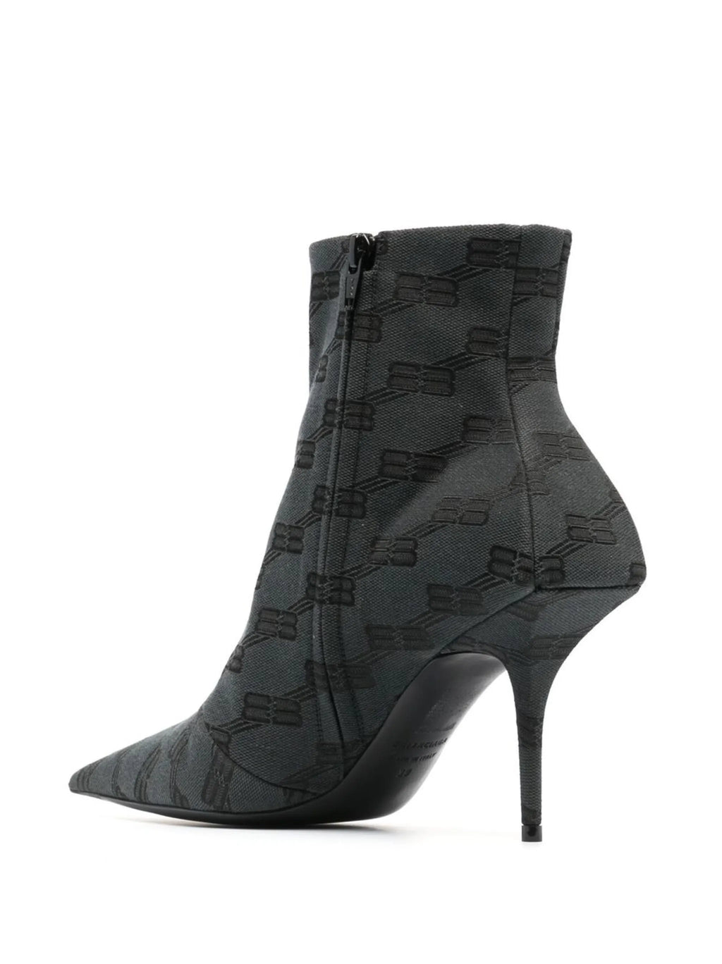 Balenciaga - Monogram-print Ankle Boots