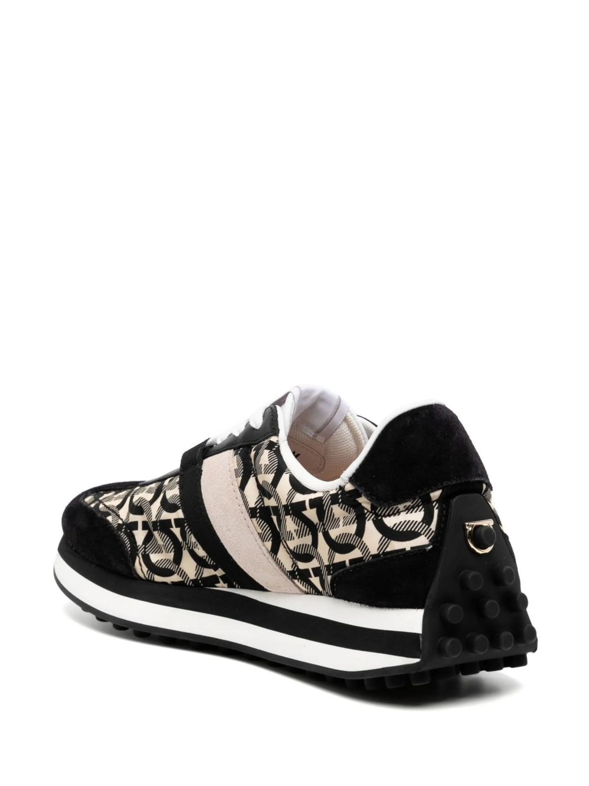 Ferragamo - Gancini-print Low-top Sneakers
