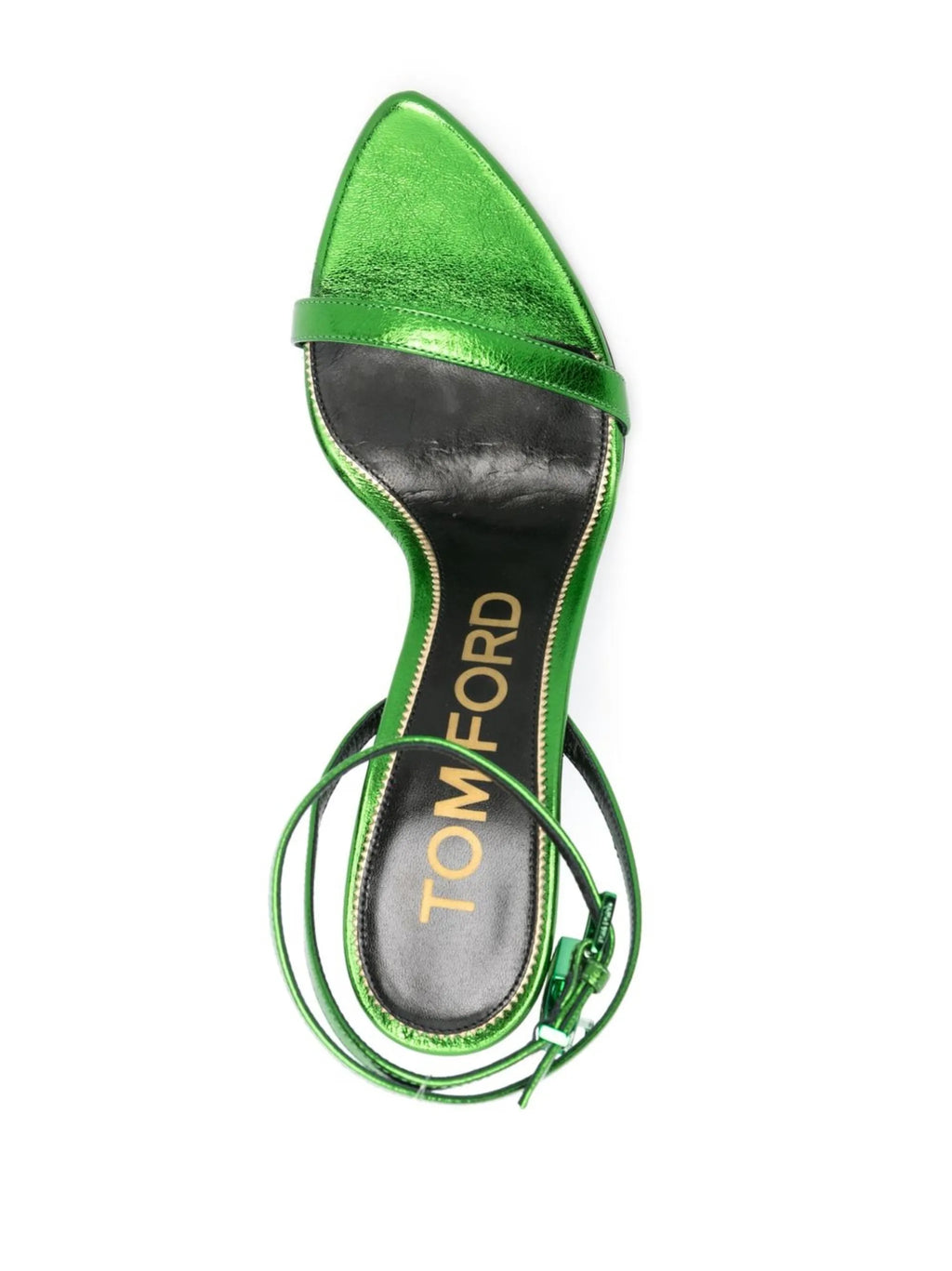 Tom Ford - Padlock 120mm Metallic-leather Sandals
