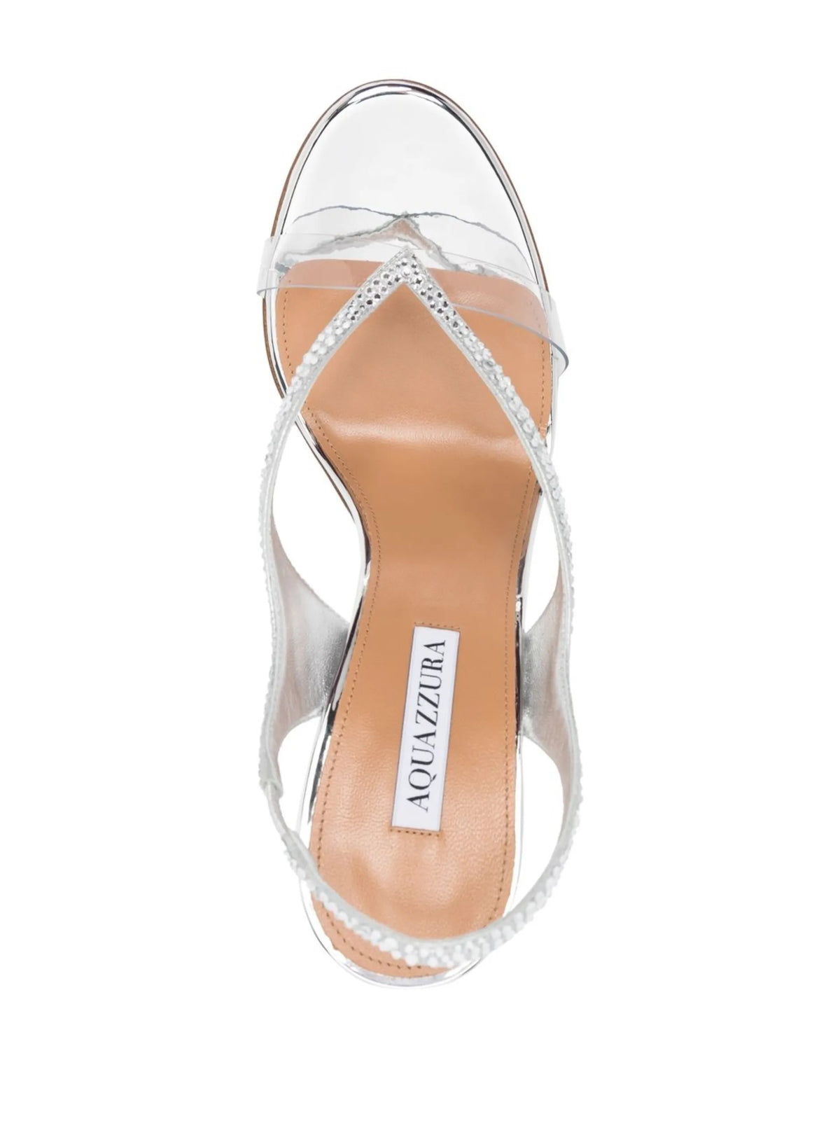 Aquazzura - Izzy 105mm Crystal-embellished Slingack Sandals