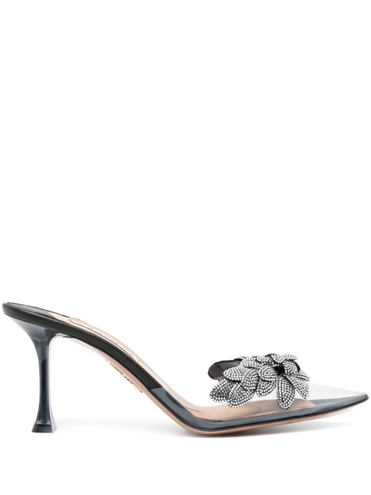 Aquazzura - Galactic Flower 75mm Pointed-toe Mules