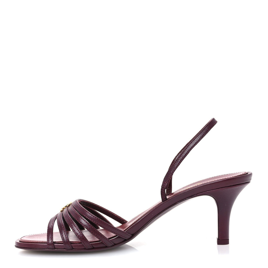 Chanel - Goatskin CC Caged Sandals
