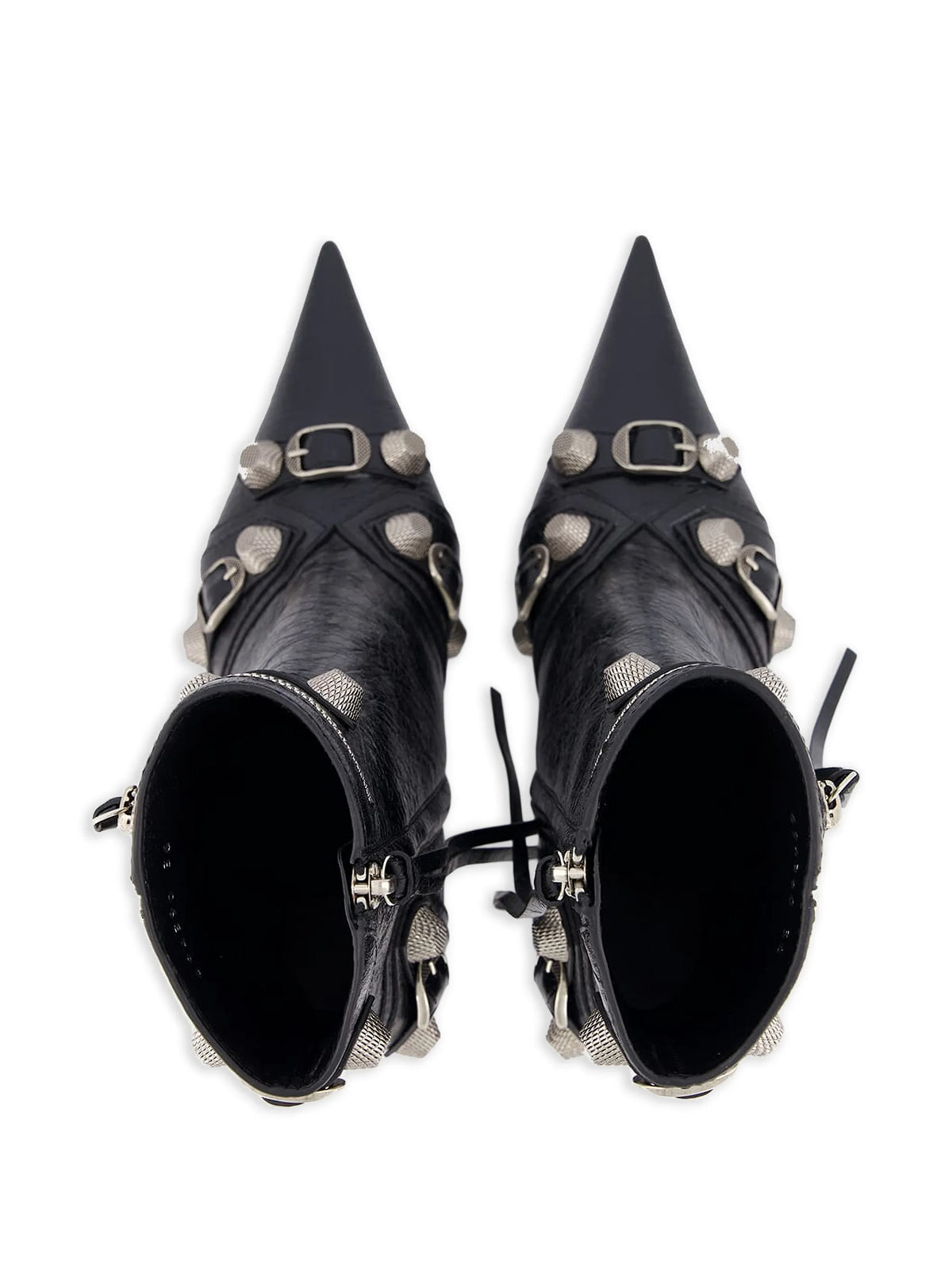 Balenciaga - Cagole Buckle-detail Ankle Boots