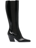 Prada - Block-heel Leather Boots