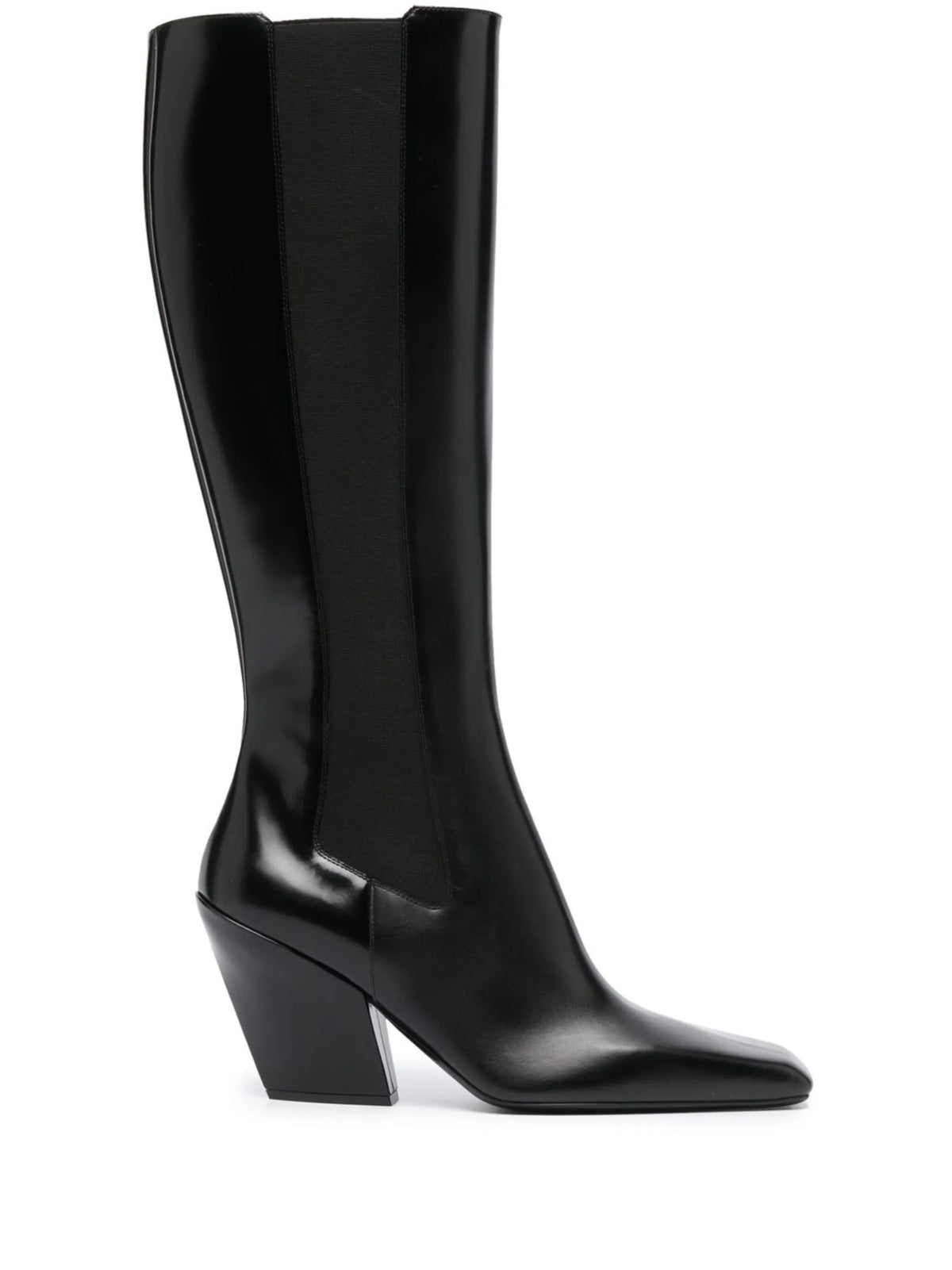 Prada - Block-heel Leather Boots