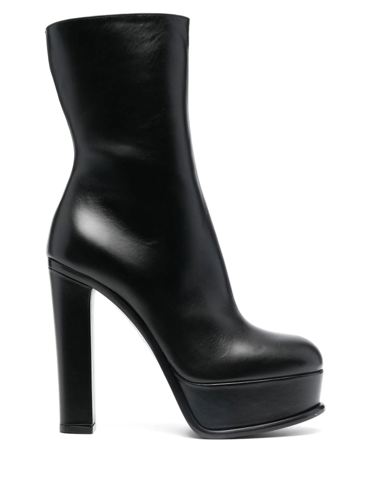 Alexander McQueen - 130mm Platform Leather Boots