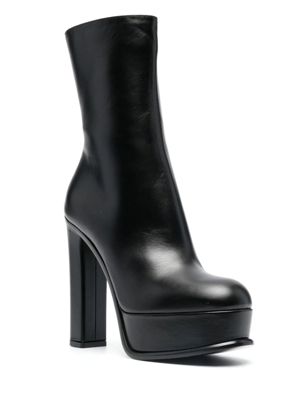 Alexander McQueen - 130mm Platform Leather Boots