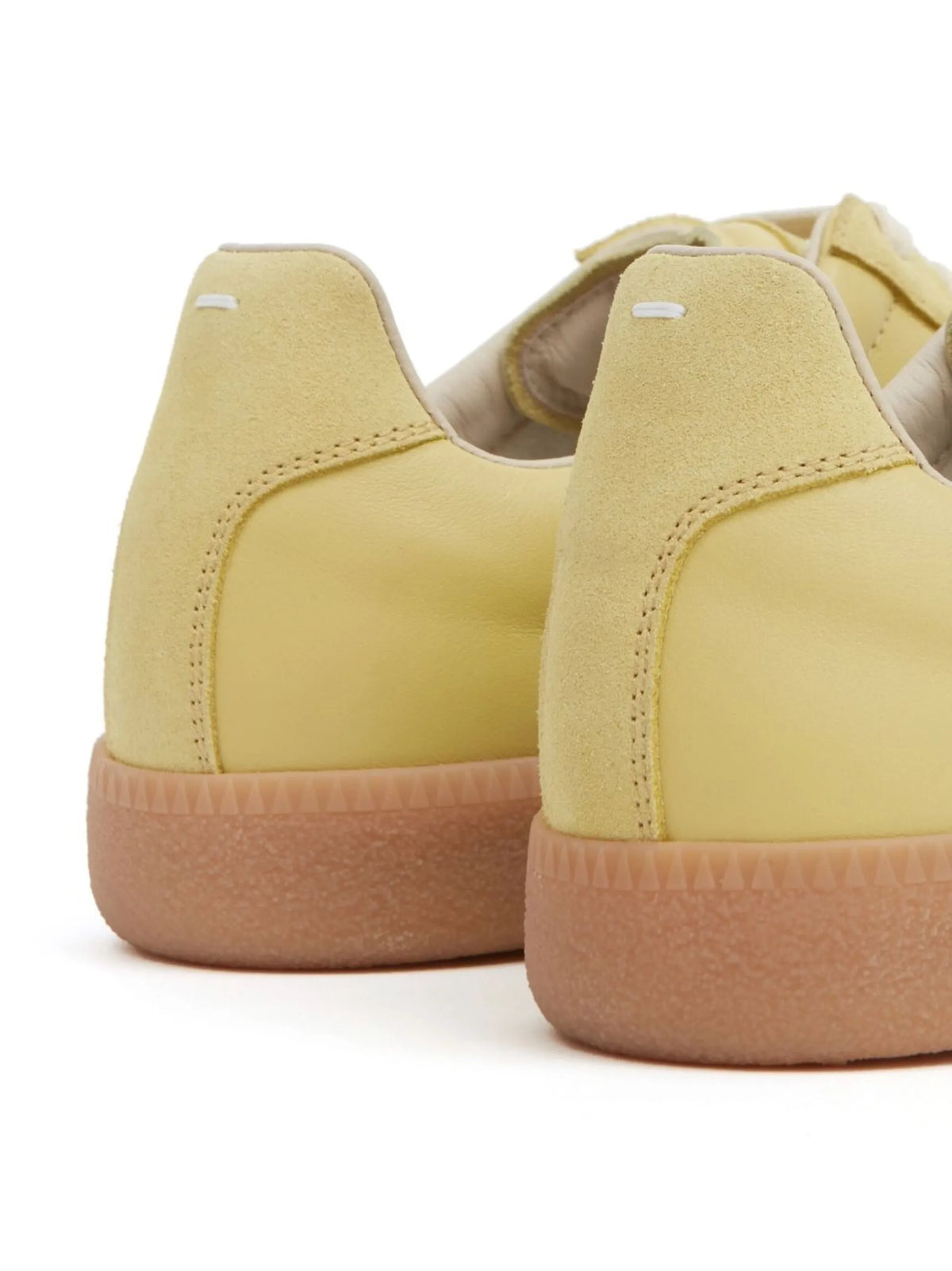 Maison Margiela - Replica Low-top Leather Sneakers - Lemon Yellow