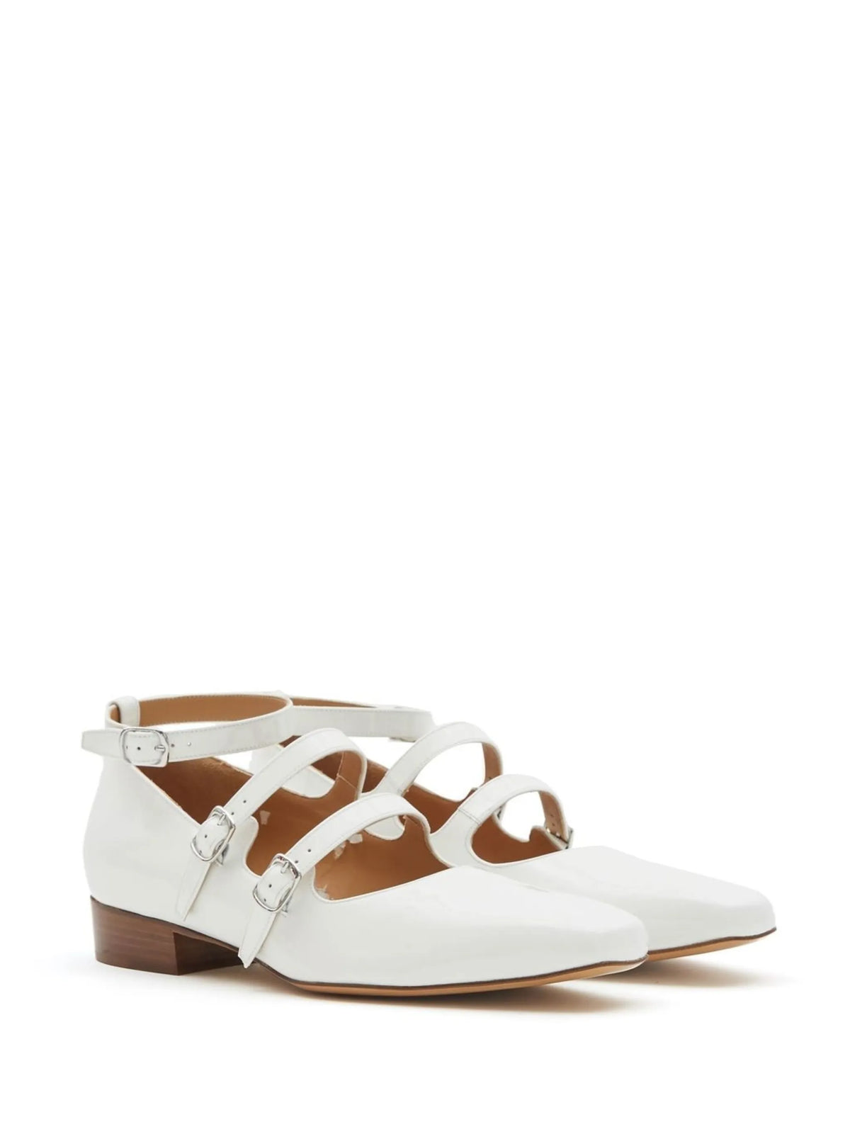 Maison Margiela - Barbs Strap-detail Ballerina Shoes