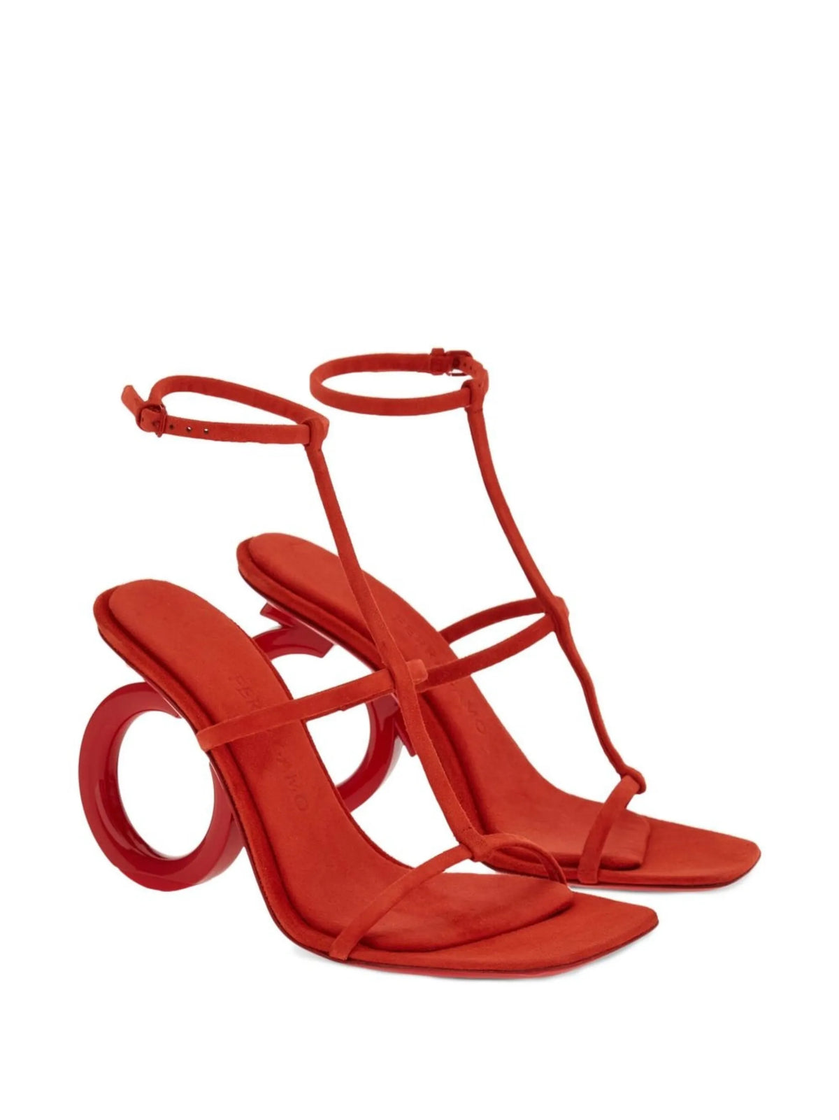 Ferragamo - Elina 105mm Suede Sandals