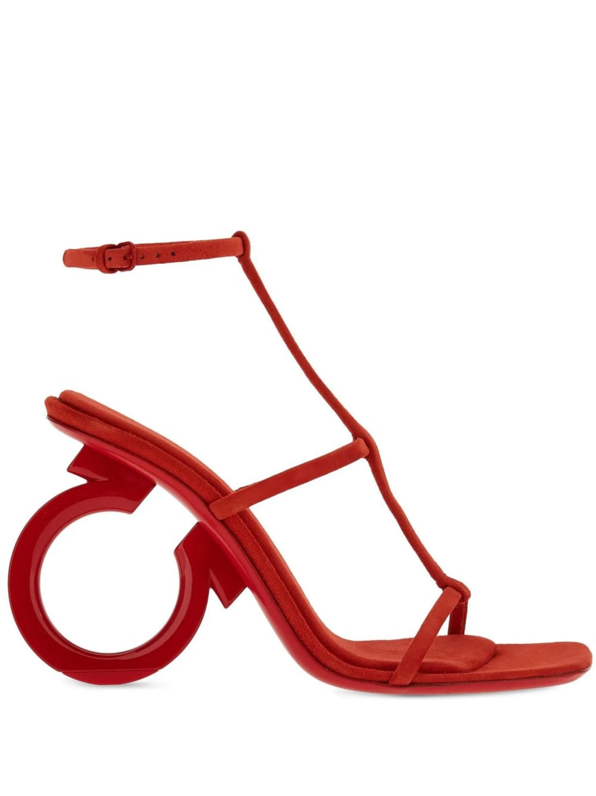 Ferragamo - Elina 105mm Suede Sandals