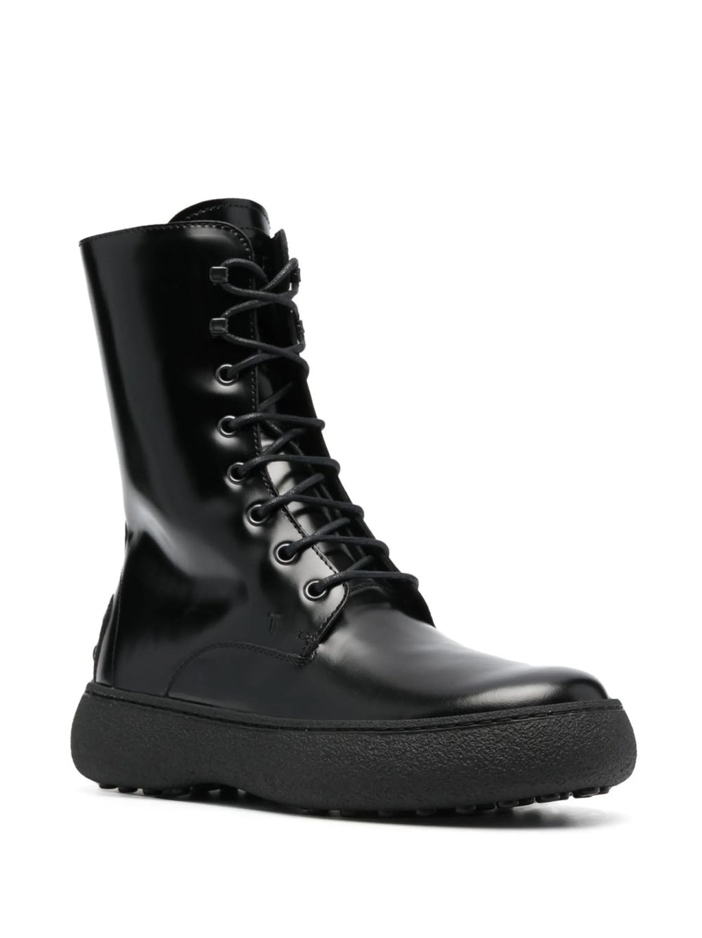 Tod's - Polished Lace-up Ankle Boots