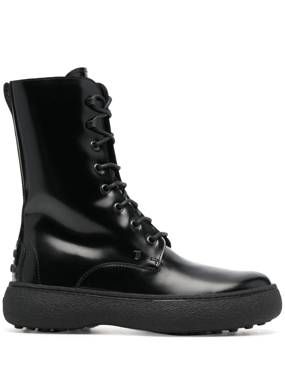 Tod's - Polished Lace-up Ankle Boots