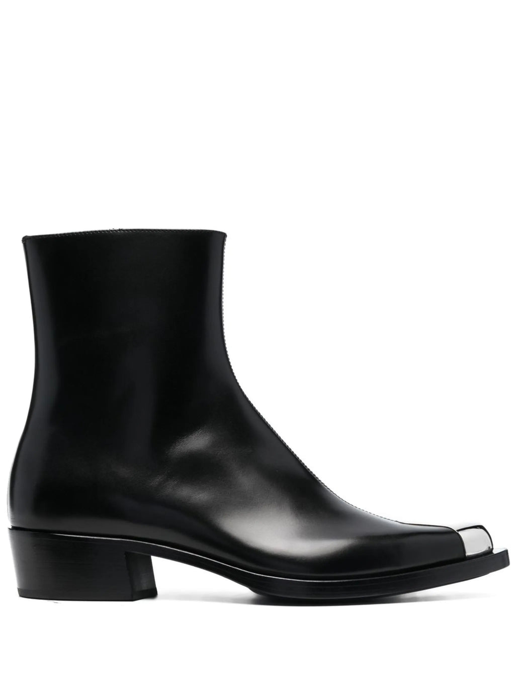 Alexander McQueen - Metal Toecap Ankle Boots