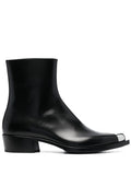 Alexander McQueen - Metal Toecap Ankle Boots