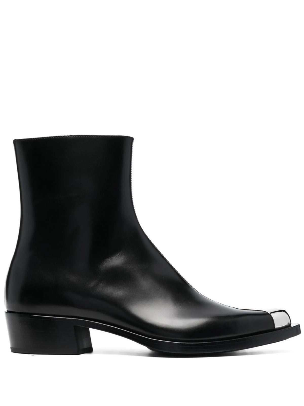 Alexander McQueen - Metal Toecap Ankle Boots