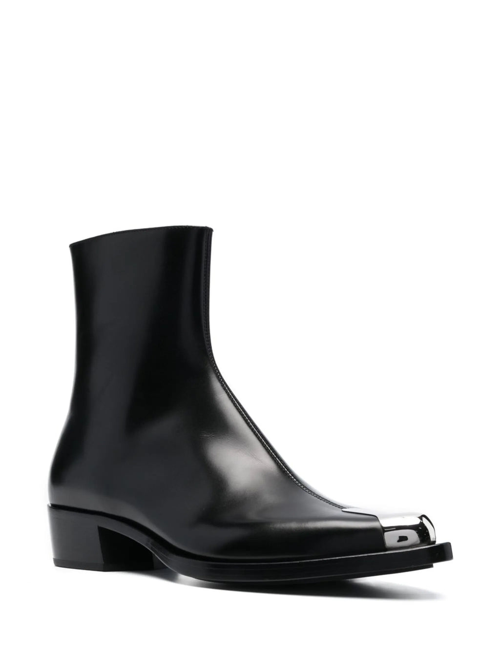 Alexander McQueen - Metal Toecap Ankle Boots