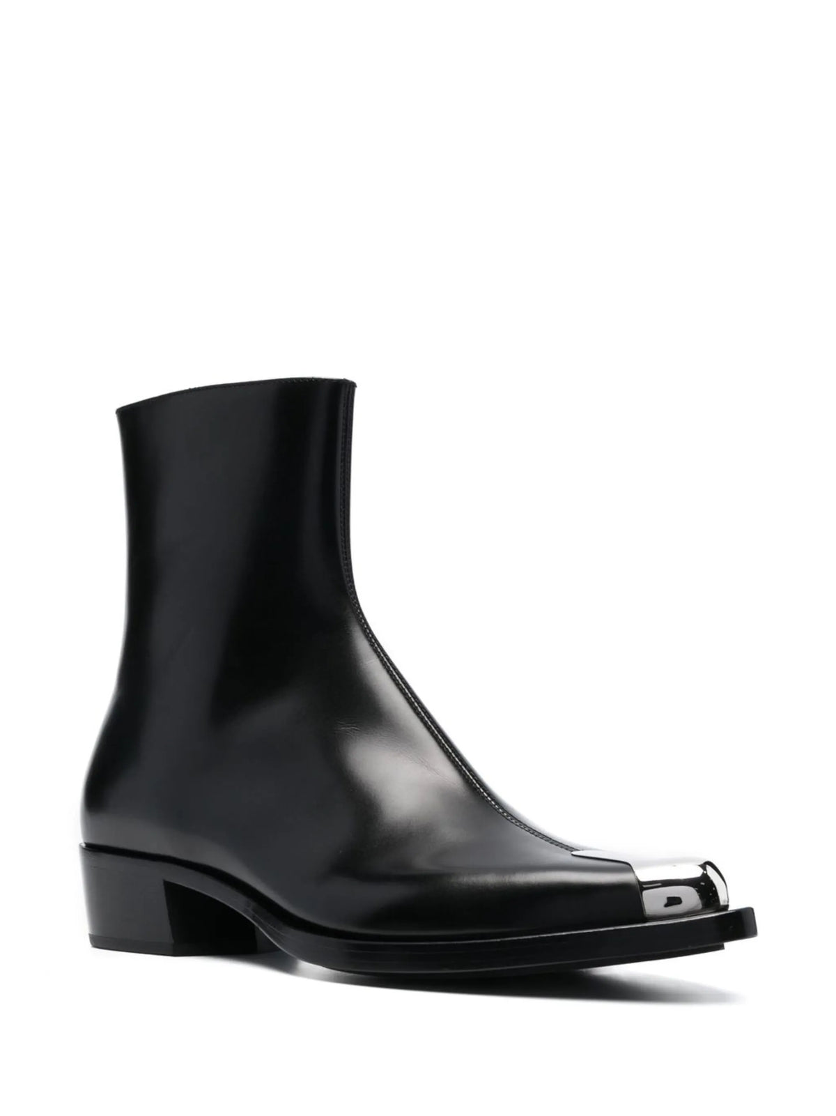 Alexander McQueen - Metal Toecap Ankle Boots