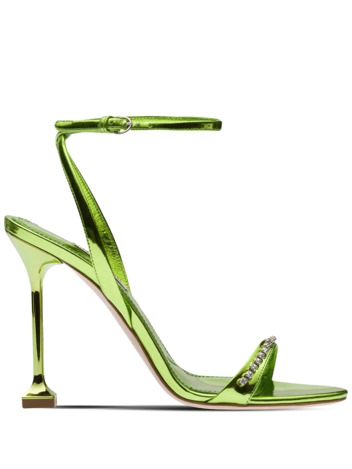 Miu Miu - Metallic Leather Sandals