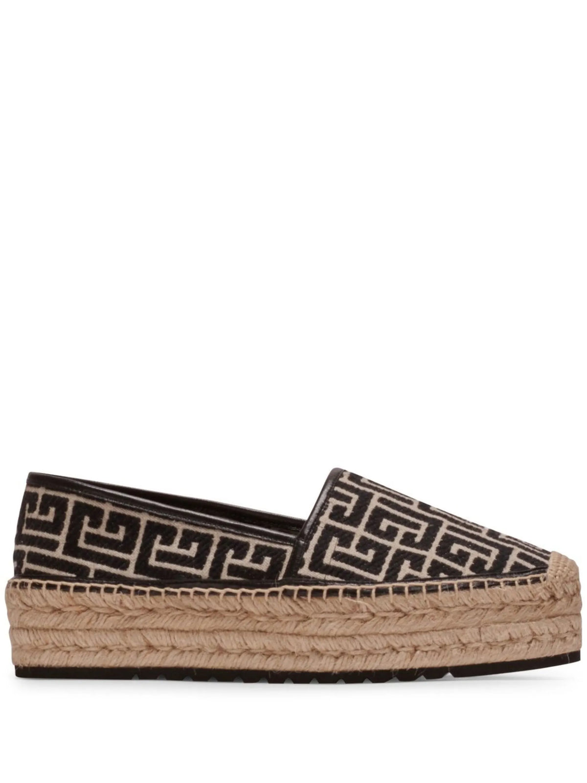 Balmain - Monogram Platform Espadrilles
