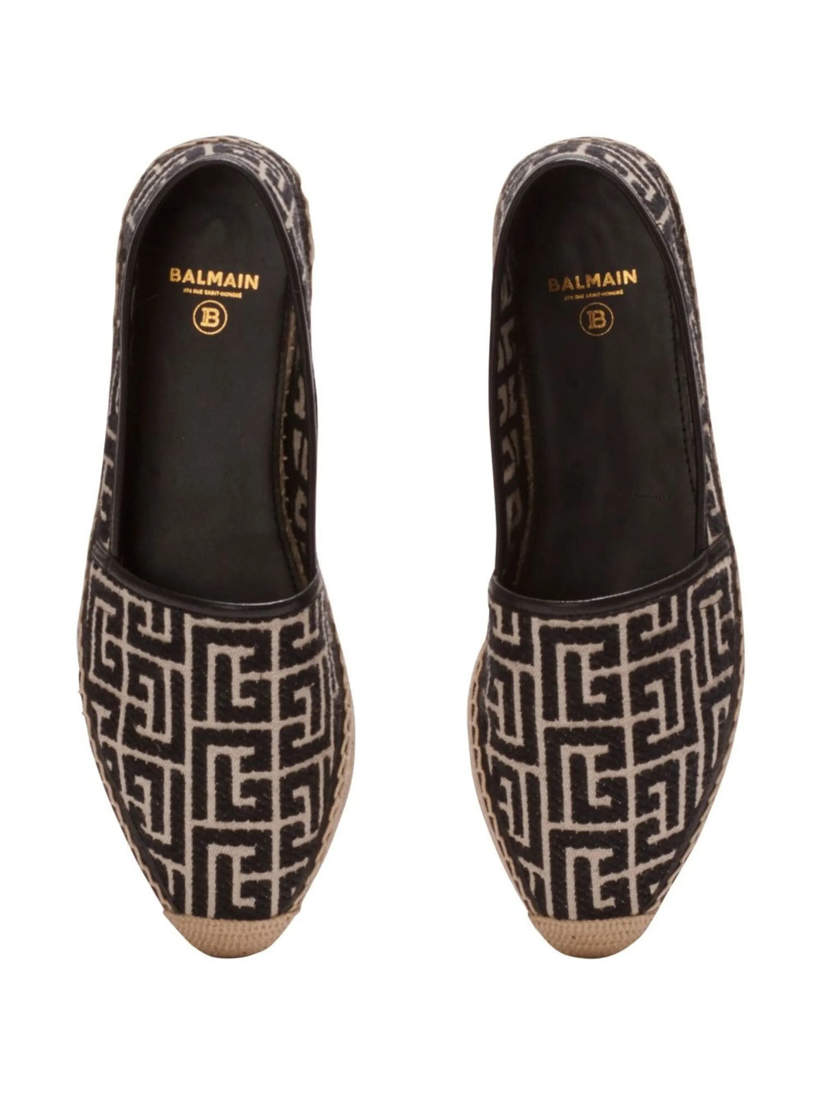 Balmain - Monogram Platform Espadrilles