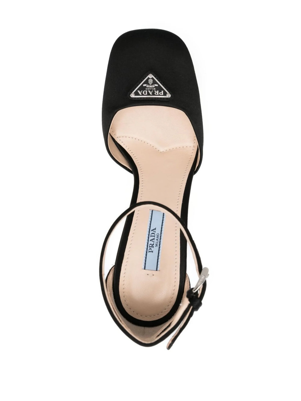 Prada - Triangle Logo-plaque Platform Pumps