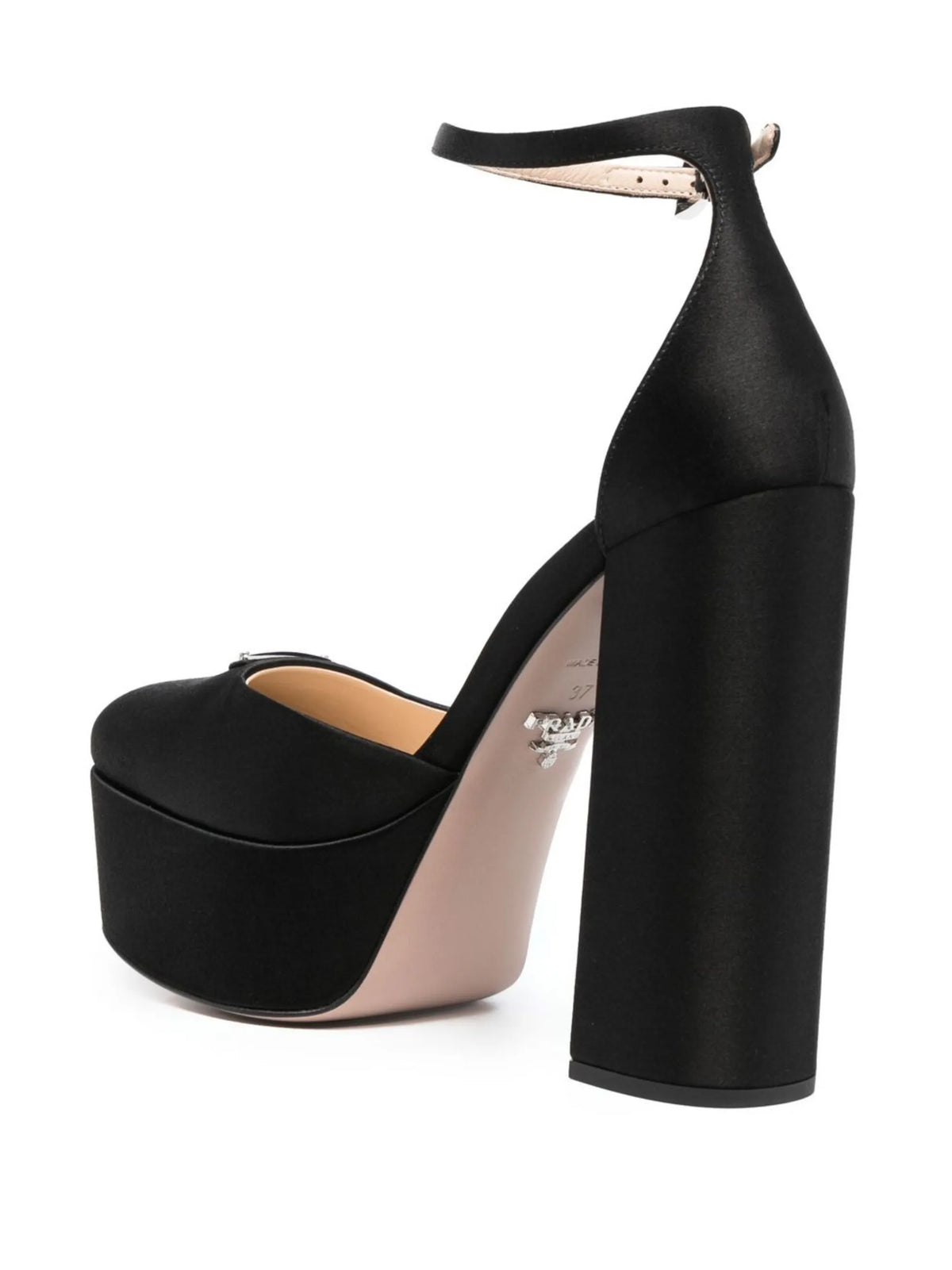 Prada - Triangle Logo-plaque Platform Pumps