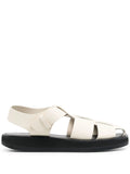 The Row - Lattice-strap Flat Sandals