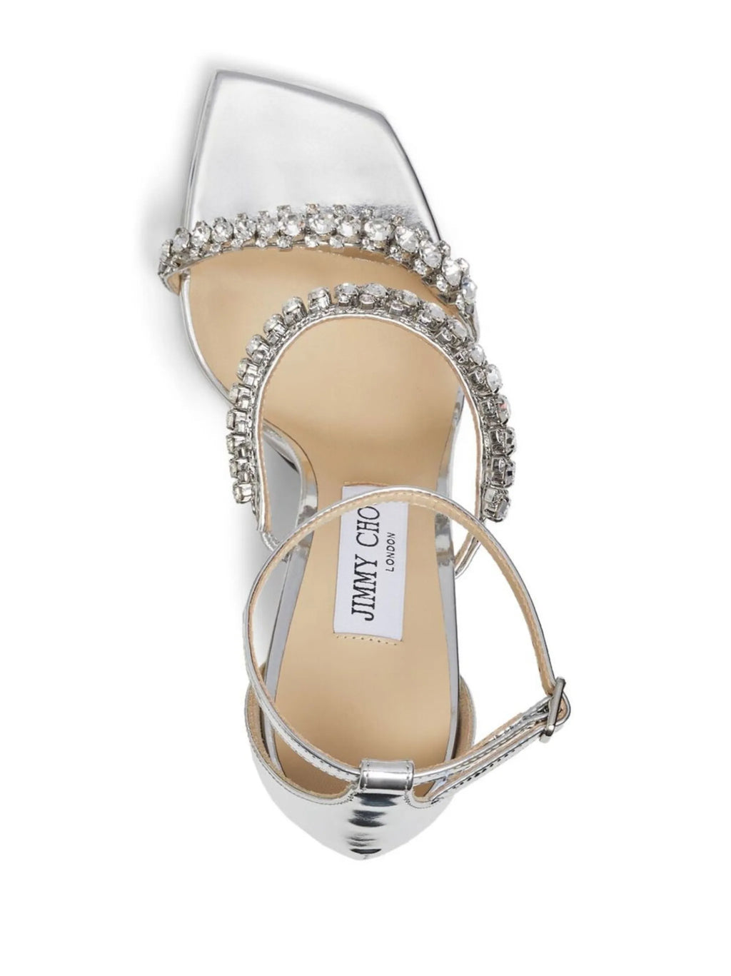 Jimmy Choo - Bing Metallic 105mm Sandals