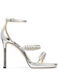 Jimmy Choo - Bing Metallic 105mm Sandals