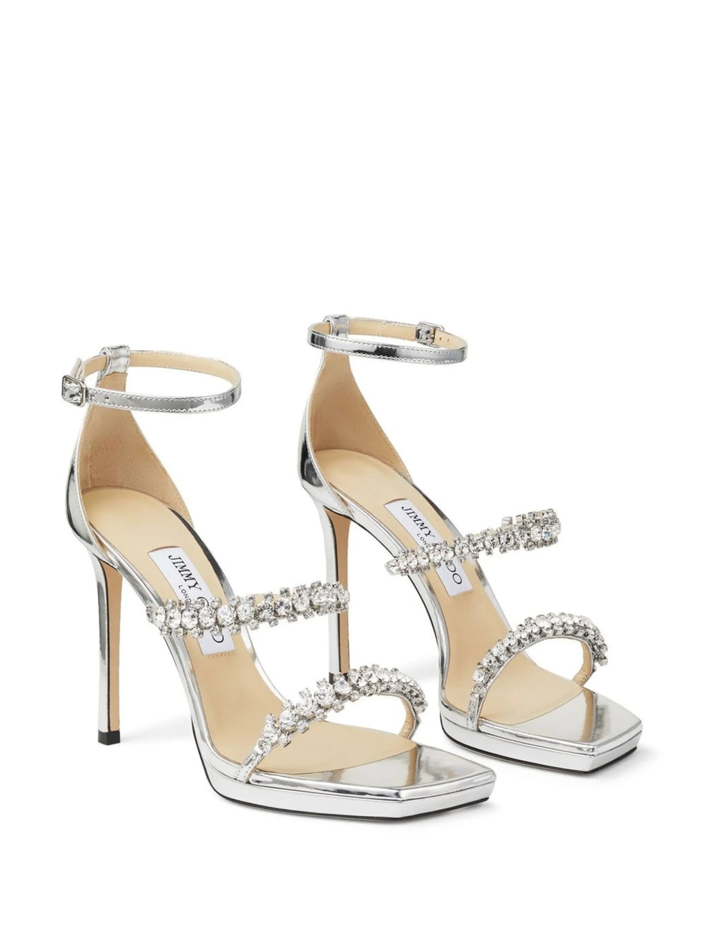 Jimmy Choo - Bing Metallic 105mm Sandals