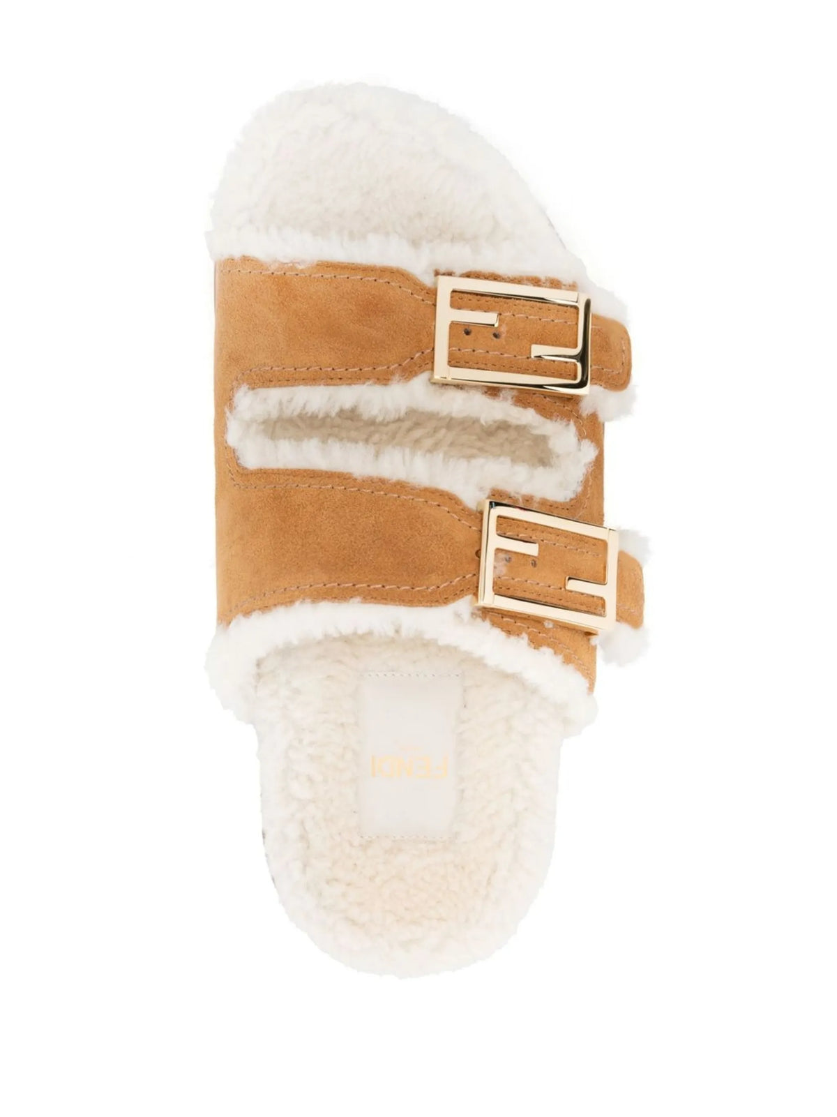 Fendi - Shearling-lined Sandals