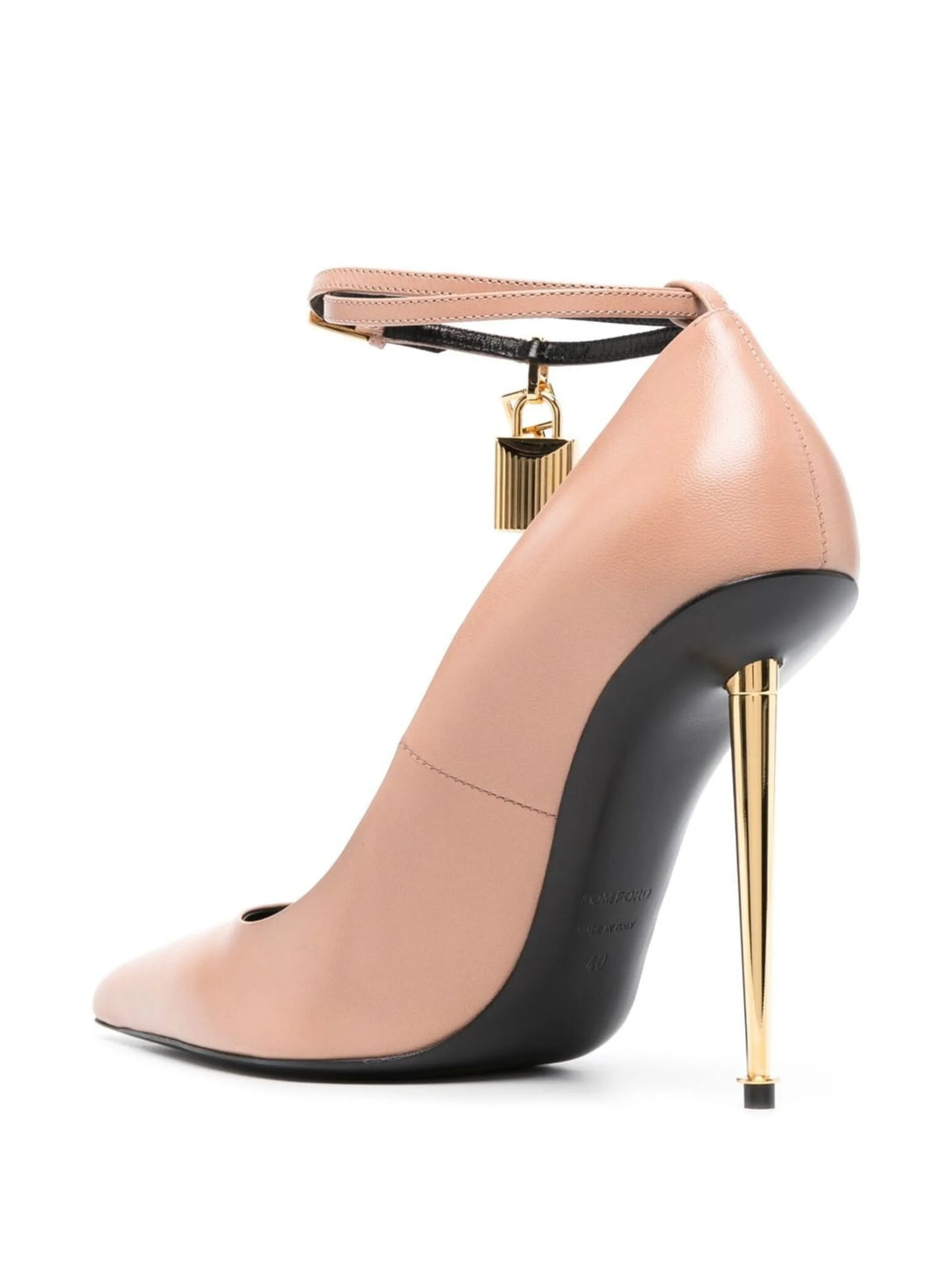 Tom Ford - Padlock-detail 110mm Pumps - Blush Beige