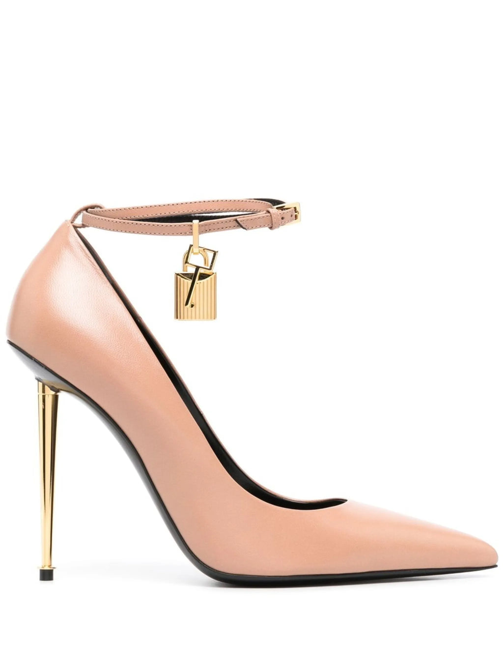 Tom Ford - Padlock-detail 110mm Pumps - Blush Beige