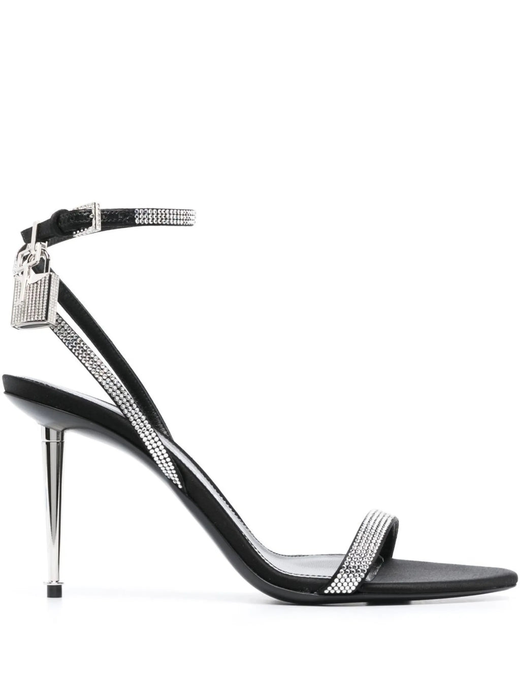 Tom Ford - 105mm Crystal-embellished Sandals - Jet Black