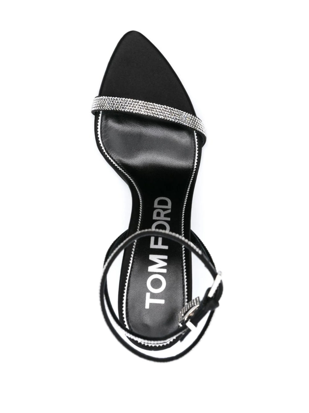 Tom Ford - 105mm Crystal-embellished Sandals - Jet Black